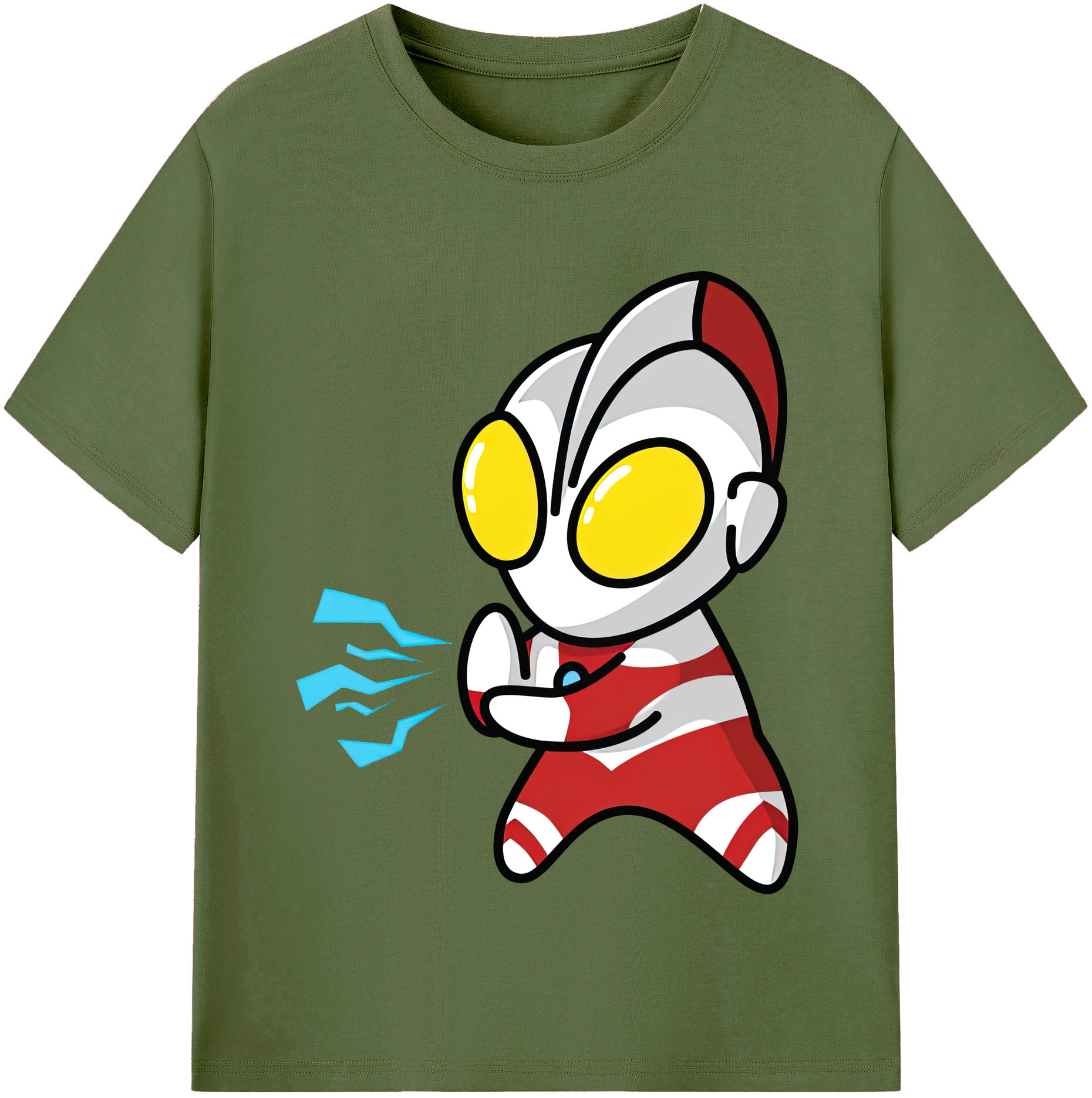 （画像用） ウルトラマン Ultraman 綿100％半袖Tシャツ（フロントプリント）